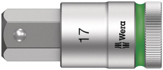8740 C HF Zyklop bit socket with 1/2" drive with holding function, 17 x 60 mm, 05003828001 Wera main