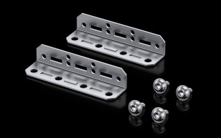 VX base/plinth installation bracket, for base/plinth trim panels, H: 100/200 mm, 8660400 Rittal