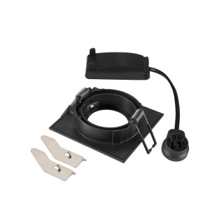 NEW TRIA 68, square, max. 10W GU10, black, LI1007372 Schrack Technik main