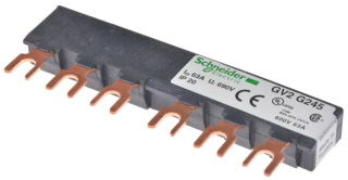 Linergy FT, Comb busbar, 63A, 2 tap-offs, 45mm pitch