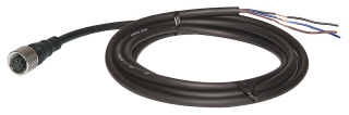 Konektors ar kabeli CID3-2, M12, 4-PIN, taisns, mamma, kabelis 2m, CID32 Autonics main