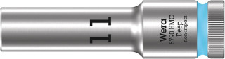 8790 HMC Deep socket with 1/2" drive, 11 x 83 mm, 05004551001 Wera main