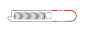 Emergency stop rope pull switches XY2C, XY2CED 2 End Springs, XY2CZ712