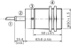 CM30-16BAP-KW1 Capacitive proximity sensor M30, 250VAC Sn=16mm, 2 wire switchable NO or NC, Flush, Cable 2-wire 2 m 6028411 Sick alt_view_2