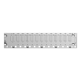 rack, Modicon X80, 12 slots, Ethernet backplane, ruggedized