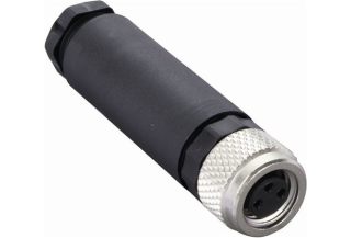 Connector DOS-0803-G, 3 PIN, female straight, 4A, 60V, 3…5mm, M8, IP67, 7902077 Sick main