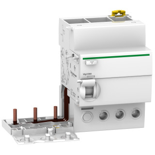 Add-on residual current device, Acti9 Vigi iC60, 3P, 63A, A type, selective, 300mA, 230...415VAC main