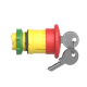 Emergency stop head, Harmony XB5, switching off, plastic, red mushroom 40mm, 22mm, trigger latching key release alt_view_2