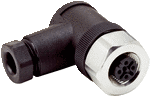 DOS-1204-WX Female connector, M12, 4-pin, angled, C250V 3A IP67 main