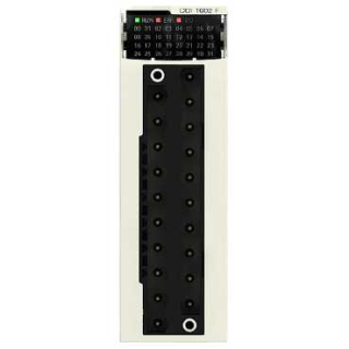 discrete input module, Modicon X80, 16 inputs, 24V DC positive main