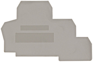 End plate for two-& three-level terminals YBK 2.5-2 F & 2 FT main