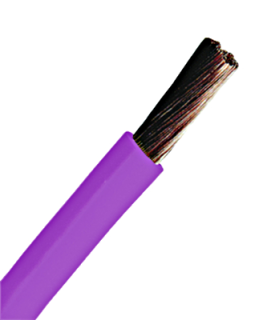 PVC montāžas dzīsla H05V-K 1mm² violeta 100 metri (lokana) main