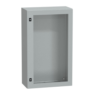 PanelSeT CRN tspt door w/o mount.plate. H1000xW600xD300 IP66 IK08 RAL7035.. main