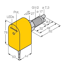 Plūsmas sensors FCS-GL1/2A2P-VRX/230VAC/A main