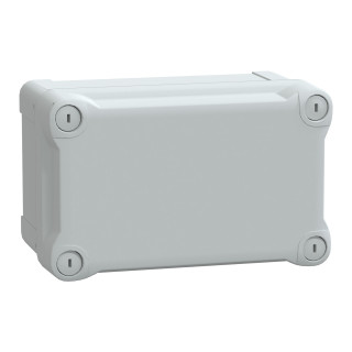 ABS kaste IP66 IK07 RAL7035 Int.H175W105D100 Ext.H192W121D105 Necaurspīdīgs vāks H40 main