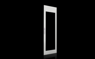 SK IT sheet steel door VX, 600x2000,mounting cutout for cooling unit,RAL 7035, 3312815 Rittal