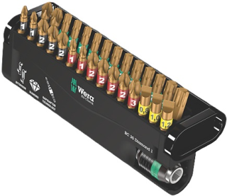 Bit-Check 30 Diamond 1, 30 pieces, 05057431001 Wera main