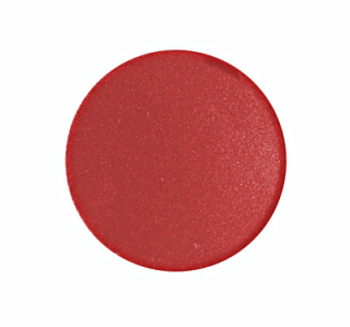 Button plate, flush, red