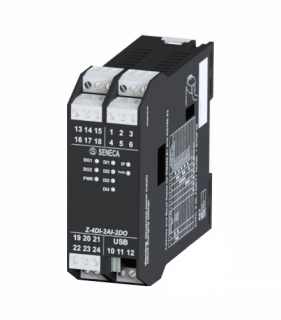 Module with 2 AI, 2 DO, 4 DI, ModBUS RTU , Z-4DI-2AI-2DO Seneca main