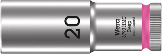 8790 HMC Deep socket with 1/2" drive, 20 x 83 mm, 05004560001 Wera main