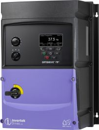 Variable frequency drive, Optidrive P2, 15 KW, 3 PH in, 3 PH out, 30A, 380-480V, EMC Filter, Brake Chopper, TFT Display, IP66, Invertek Drives, ODP-2-44150-3KF4B-MN main
