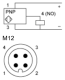 inductive proximity sensor XS7 80x80x26, PBT, Sn40mm, 12...24 VDC, M12, XS7D1A1PAM12 alt_view_3