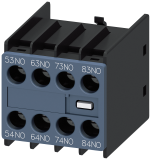 Auxiliary switch 4 NO, current paths: 1 NO, 1 NO, 1 NO, 1 NO, 3RH2911-1XA40-0MA0, Siemens main