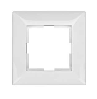 One gang frame, Design CLASSIC, white, EV105001-- Schrack Technik