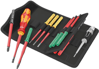 Kraftform Kompakt VDE 16 extra slim 1 Tool Finder, 16 предметов, 05006608001 Wera main