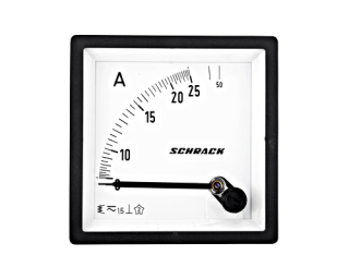 Ammeter 72 x 72mm, 230VAC, 25A, MGF57025-A Schrack Technik main