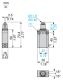Limit switch, XCMD, steel roller plunger, 1NC+1 NO, snap, M12 0.8 m, XCMD2102L08R12 alt_view_2