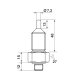 ST 421 S-A4 plūsmas sensors-zonde ar vītni G1/2, stainless steel, M12 konektors alt_view_2