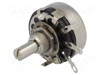 Potentiometer: shaft; single turn; 1.5kΩ; 2W; ±20%; soldered; 6mm main