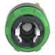Head for illuminated selector switch, Harmony XB5, plastic, yellow handle, 22mm, universal LED, 2 positions alt_view_2