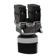 Selector switch, Harmony XB4, metal, black, 22mm, 2 positions, stay put, 1NO+1NC alt_view_5