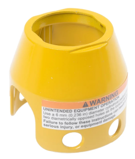Aizsardzība sēnes tipa pogai 40mm, dzeltena, ZBZ1605 Schneider Electric