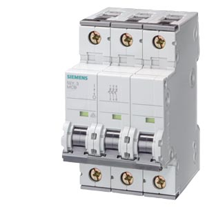 Miniature circuit breaker 400 V 10kA, 3-pole, C, 10A, D=70 mm main