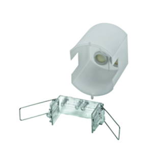 Recessed ceiling mounting set for detector Series C, white