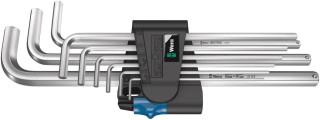 950/9 L Hex-Plus HF 1 L-key set, metric, chrome-plated, with holding function, 9 pieces, 05022130001 Wera main