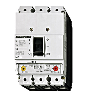 Circuit Breaker MCCB 63A 25kA 3P A type, MC163131 Schrack Technik main