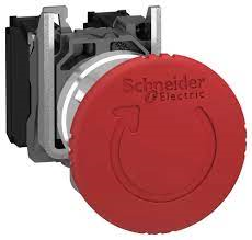 RED EMERGENCY STOP TRI R EN13850 TURN