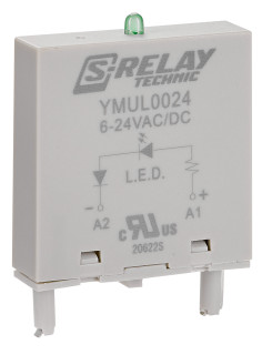 LED module 6-24VAC/DC for socket YMU