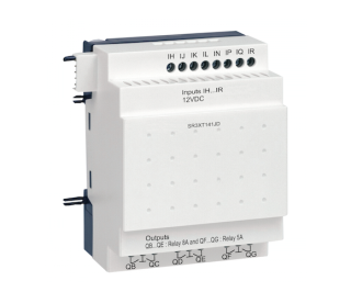 discrete IO extension module, Zelio Logic SR2 SR3, 14 IO, 12V DC main