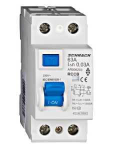 Residual Current Circuit Breaker 10kA, 63A, 2-pole, 30mA, AR006203-- Schrack Technik main
