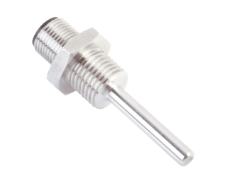 Temperature sensor with thread and head, PT100 B, 5 x 30mm, M14x1.5, -30….130°C, TSP-1PAM10305MZ Sick main