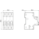 Miniature circuit breaker 400 V D=70 mm 25 kA acc. to EN 60947-2, 3-pole, C40, 5SY8340-7, Siemens alt_view_2