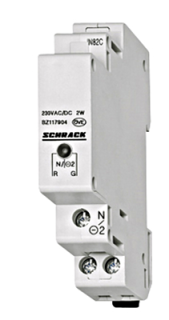 Indikators DIN, 12...24VAC/DC main