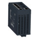 network switch, Modicon Networking, standard unmanaged, 6 ports for copper with 2 ports for singlemode fiber optic alt_view_4