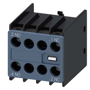 Solid-state compatible auxiliary switch 1 NO+1 NC, current paths: 1 NO,--,--,..., 3RH2911-1NF11, Siemens main
