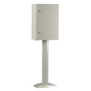 Mounting pillar for PanelSeT S3D encl. RAL7035. H800m. main